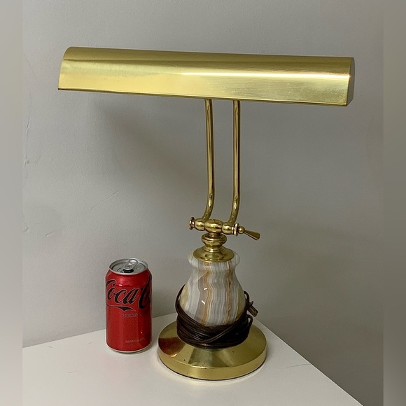 Mid Century Vtg House of Troy Solid Articulating Banker’s Piano Desk Lamp - Picture 10 of 16